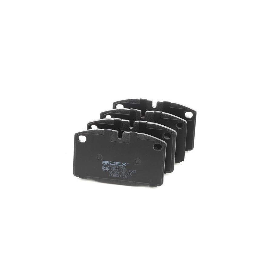 Jeu de plaquettes de frein RIDEX 402B0340 pour VAUXHALL, BEDFORD, LOTUS 16 05 463 RIDEX