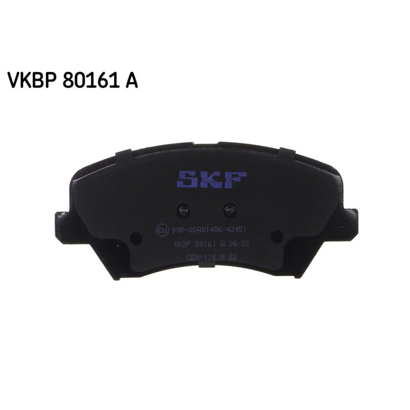 Brake Pad Set VKBP80161A SKF VKBP 80161 A OE Ref 581010WA10 SKF
