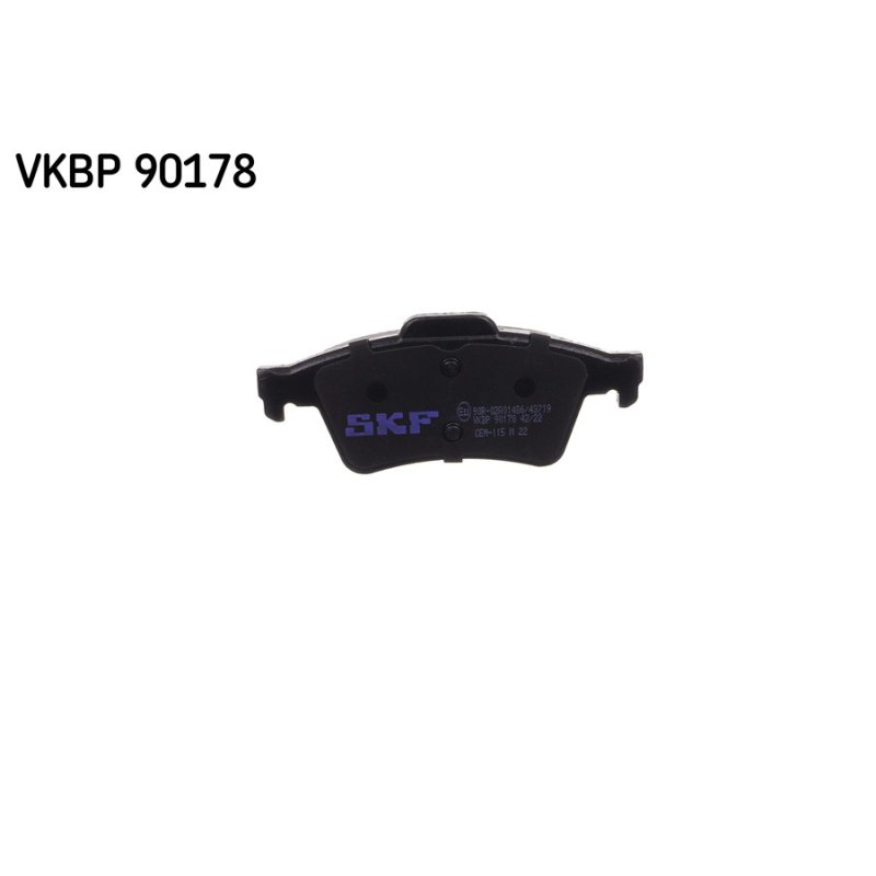 Brake Pad Set VKBP90178 SKF VKBP 90178 OE Ref 2T142M008AA SKF