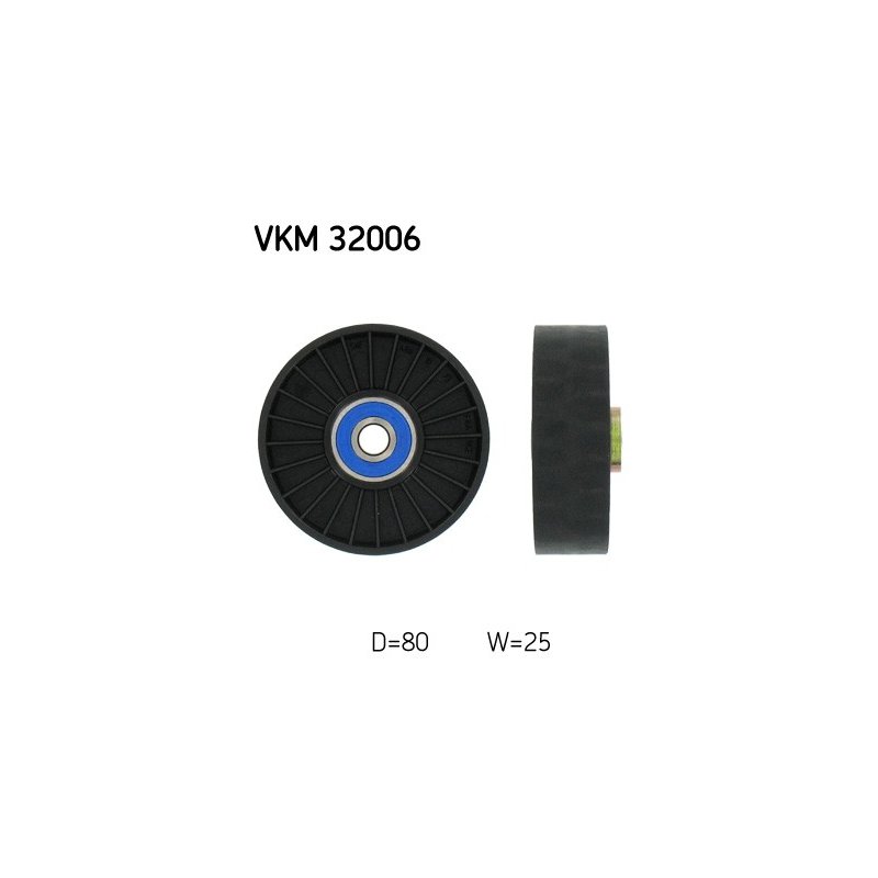 V ribbed Belt Deflection guide Pulley VKM32006 SKF VKM 32006 OE Ref 60814033 SKF