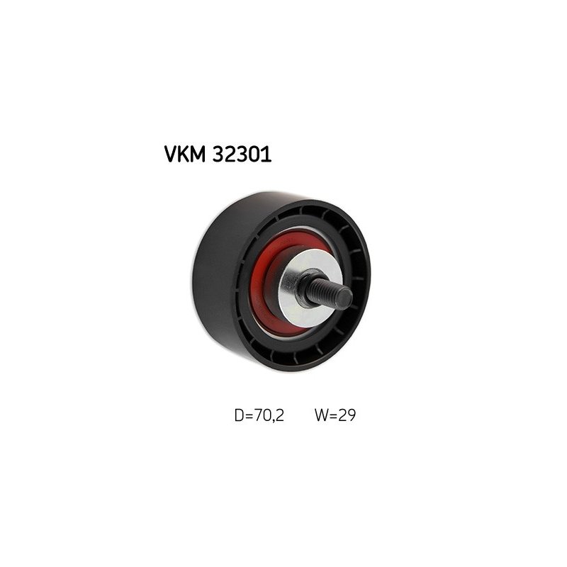 V ribbed Belt Deflection guide Pulley VKM32301 SKF VKM 32301 OE Ref 504000412 SKF