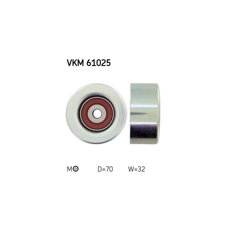 V ribbed Belt Deflection guide Pulley VKM61025 SKF VKM 61025 OE Ref 166040P010 SKF