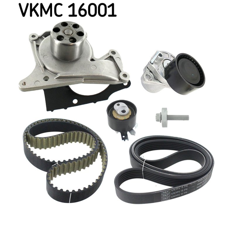 Water Pump & Timing Belt Kit VKMC16001 SKF VKMC 16001 OE Ref 06G903137 SKF