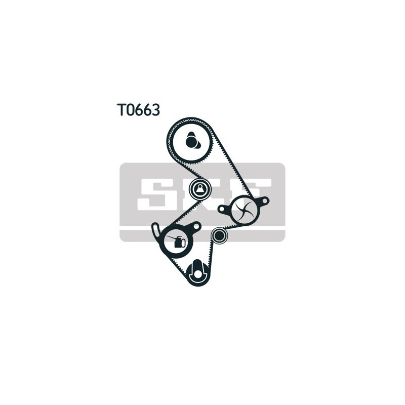 Water Pump & Timing Belt Kit VKMC91003 SKF VKMC 91003 OE Ref 1350363010 SKF