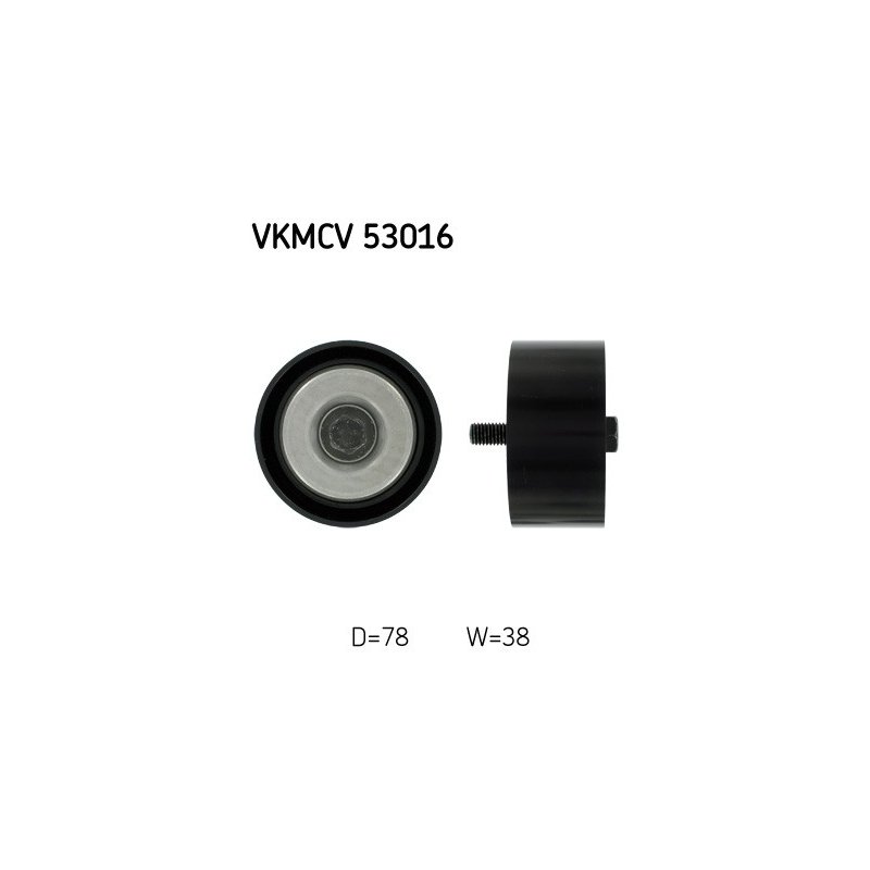 V ribbed Belt Deflection guide Pulley VKMCV53016 SKF VKMCV 53016 OE Ref 20795604 SKF