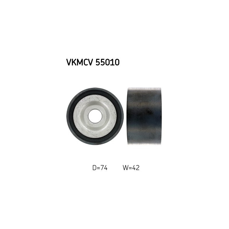 V ribbed Belt Deflection guide Pulley VKMCV55010 SKF VKMCV 55010 OE Ref 51958006075 SKF