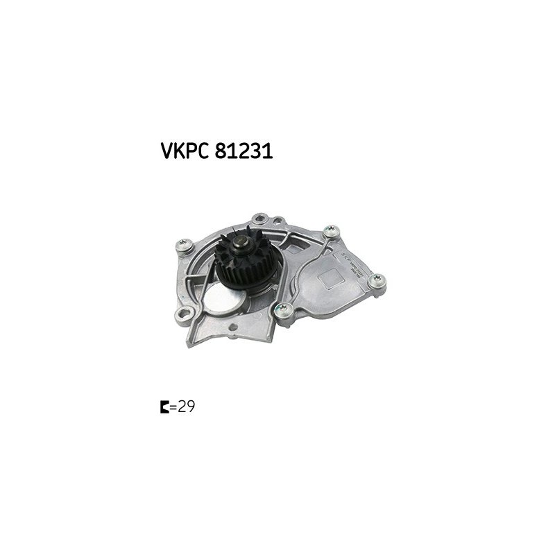 Water Pump VKPC81231 SKF VKPC 81231 OE Ref 06H121026DD SKF