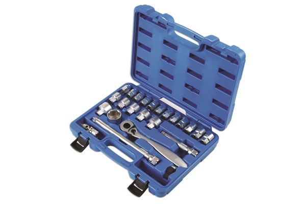 Two Pin Screwdriver Socket Set Engineered Precision Dual Drive Socket Set 24 Piece