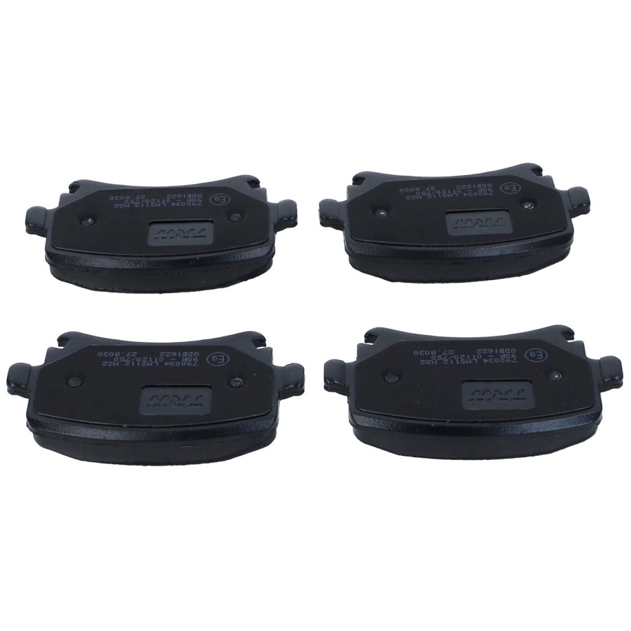 Plaquettes de frein TRW GDB1622 pour AUDI, SEAT, SKODA, VW OE 8E0698451E TRW