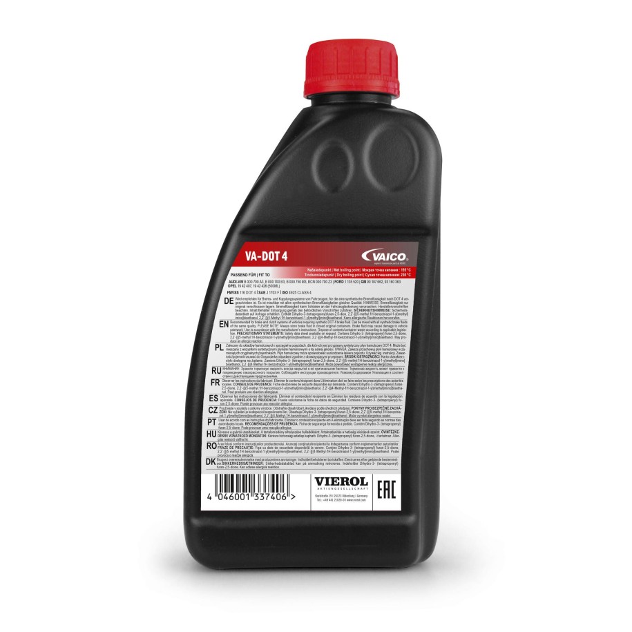 Liquide de frein VAICO V60-0075 pour ABARTH, ALFA ROMEO, AUDI, BMW et plus encore... VAICO