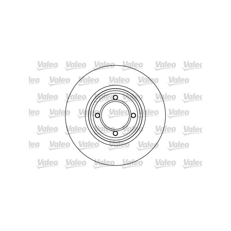 Disque de frein VALEO 186202 pour PEUGEOT, TALBOT OE 4246-42 VALEO