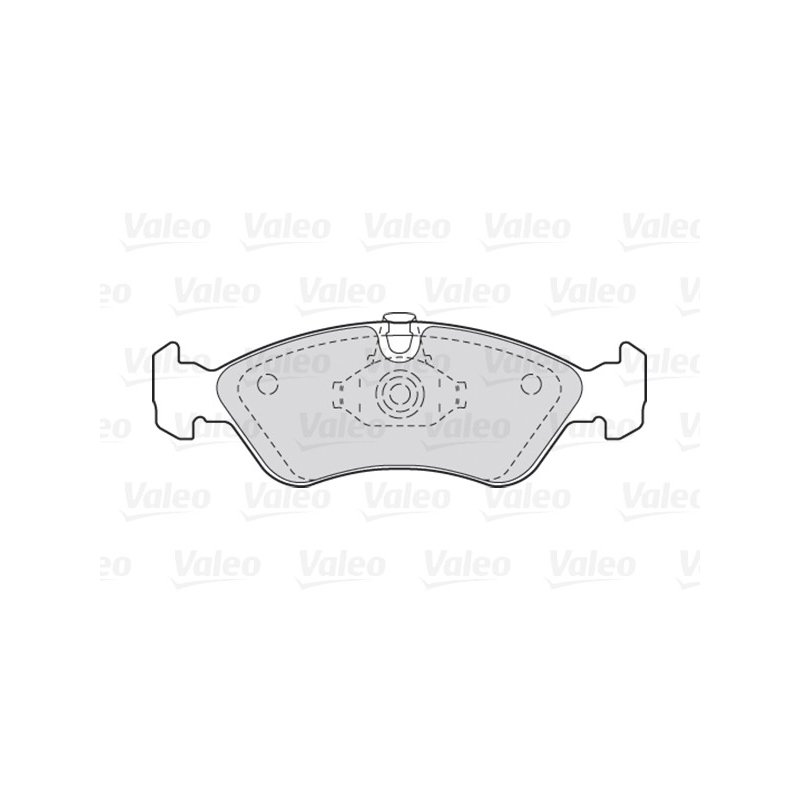Jeu de plaquettes de frein VALEO 301184 pour CHEVROLET, DAEWOO, GM KOREA et plus encore... VALEO