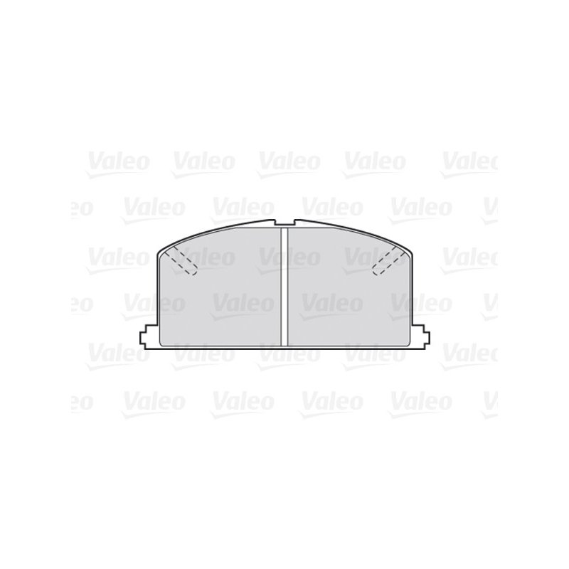 Jeu de plaquettes de frein VALEO 301266 pour TOYOTA OE 04465-01010 VALEO