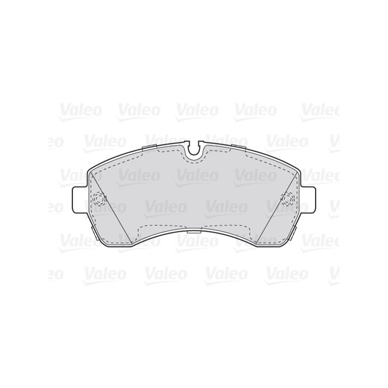 Jeu de plaquettes de frein VALEO 301881 pour MERCEDES, VW SPRINTER, CRAFTER VALEO