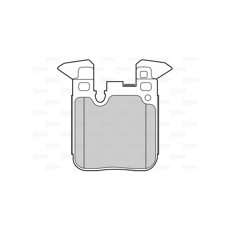 Jeu de plaquettes de frein VALEO 302266 pour BMW OE 2284989 VALEO