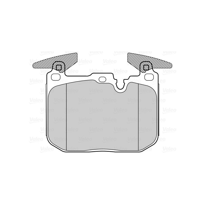 Jeu de plaquettes de frein VALEO 302267 pour BMW OE 2284969 VALEO