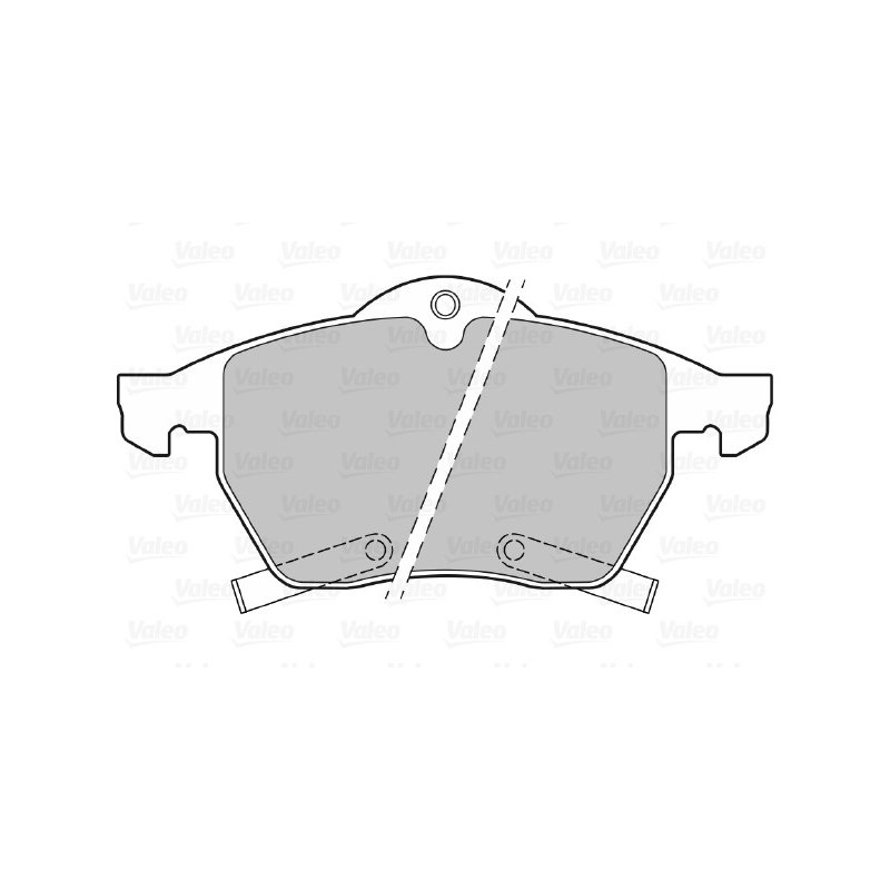 Jeu de plaquettes de frein VALEO 598475 pour HOLDEN, VAUXHALL, SAAB OE 1605177 VALEO