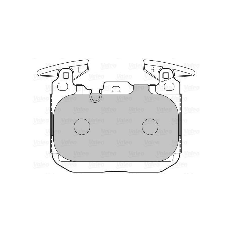 Jeu de plaquettes de frein VALEO 601344 pour BMW OE 2284969 VALEO