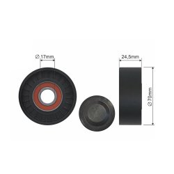 V ribbed Belt Tensioner AMCP-11780-MS020 OE Ref 6392000470