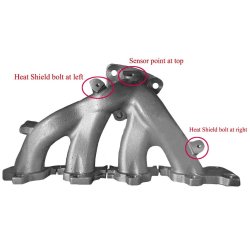 Exhaust System Manifold AMCP-18005-DW000 OE Ref 12630741 Aftermarket