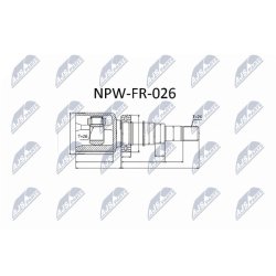 Front Right Driveshaft CV Joint Kit AMCP-25084-FR026