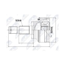 Front Left Right Driveshaft CV Joint Kit AMCP-29425-TY062 OE Ref 4346069175