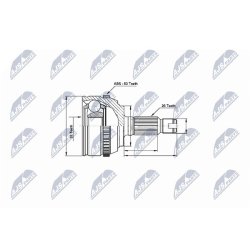 Front Left Right Driveshaft CV Joint Kit AMCP-29698-HD037 OE Ref 44014S6FE02