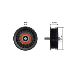 V belt Deflection Pulley guide Pulley AMCP-31984-ME028 OE Ref 2762020119