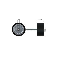 V ribbed Belt Tensioner Pulley AMCP-32033-PL030 OE Ref 55502363