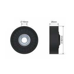 V belt Deflection Pulley guide Pulley AMCP-32062-ME021 OE Ref 6422000670