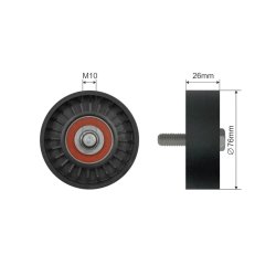 V belt Deflection Pulley guide Pulley AMCP-32149-AU046 OE Ref 32145276