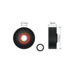 V belt Tensioner Pulley AMCP-32185-HY518 OE Ref 252813C600