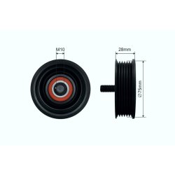 V belt Deflection Pulley guide Pulley AMCP-32216-LR012 OE Ref C2C22802