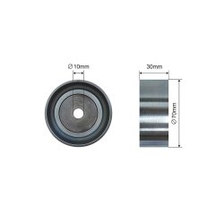 V ribbed Belt Tensioner Pulley AMCP-32230-PE012 OE Ref 1660431030