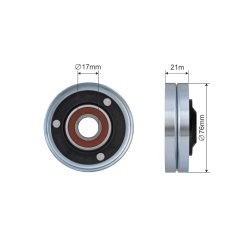 V belt Deflection Pulley guide Pulley AMCP-32251-AU054 OE Ref 079903133AL