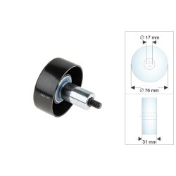 V ribbed Belt Tensioner Pulley AMCP-32259-CH002 OE Ref 04792581AA Aftermarket