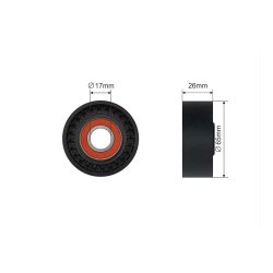 V belt Deflection Pulley guide Pulley AMCP-32275-ME023 OE Ref A2742000470