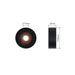 V ribbed Belt Tensioner Pulley AMCP-32295-VW031 OE Ref 04L903315B