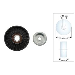 V belt Deflection Pulley guide Pulley AMCP-32417-CH054 OE Ref 5003567AA