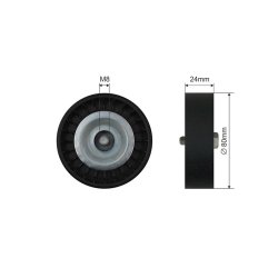 V ribbed Belt Deflection Pulley AMCP-32455-SA003 OE Ref 4752960