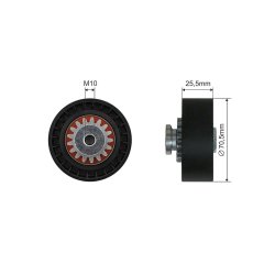 V ribbed Belt Tensioner Pulley AMCP-32468-RE036 OE Ref 7700860217