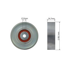 V ribbed Belt Tensioner Pulley AMCP-32469-TY040 OE Ref 884410D010