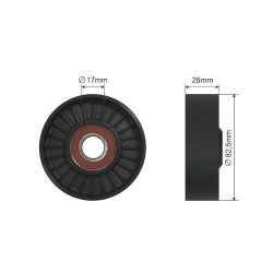 V belt Tensioner Pulley AMCP-32500-AU031 OE Ref 077903133E