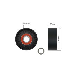 V ribbed Belt Deflection Pulley AMCP-32520-BM057 OE Ref 11281742858