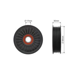 V ribbed Belt Tensioner Pulley AMCP-32534-HD031 OE Ref ERR6439