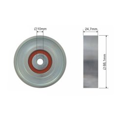 V ribbed Belt Deflection Pulley AMCP-32539-TY031 OE Ref 884410D010