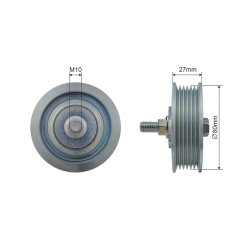 V ribbed Belt Deflection Pulley AMCP-32540-TY032 OE Ref 8844052020