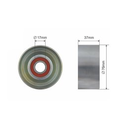 V belt Deflection Pulley guide Pulley AMCP-32562-HD023 OE Ref 31170R40A01