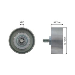 V belt Tensioner Pulley AMCP-38480-NS008 OE Ref 11925JK21A