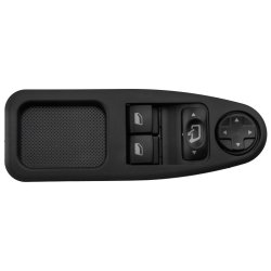 Interrupteur de lève-vitre avant gauche pour CITROËN, FIAT, PEUGEOT OE 6554.ZJ Aftermarket